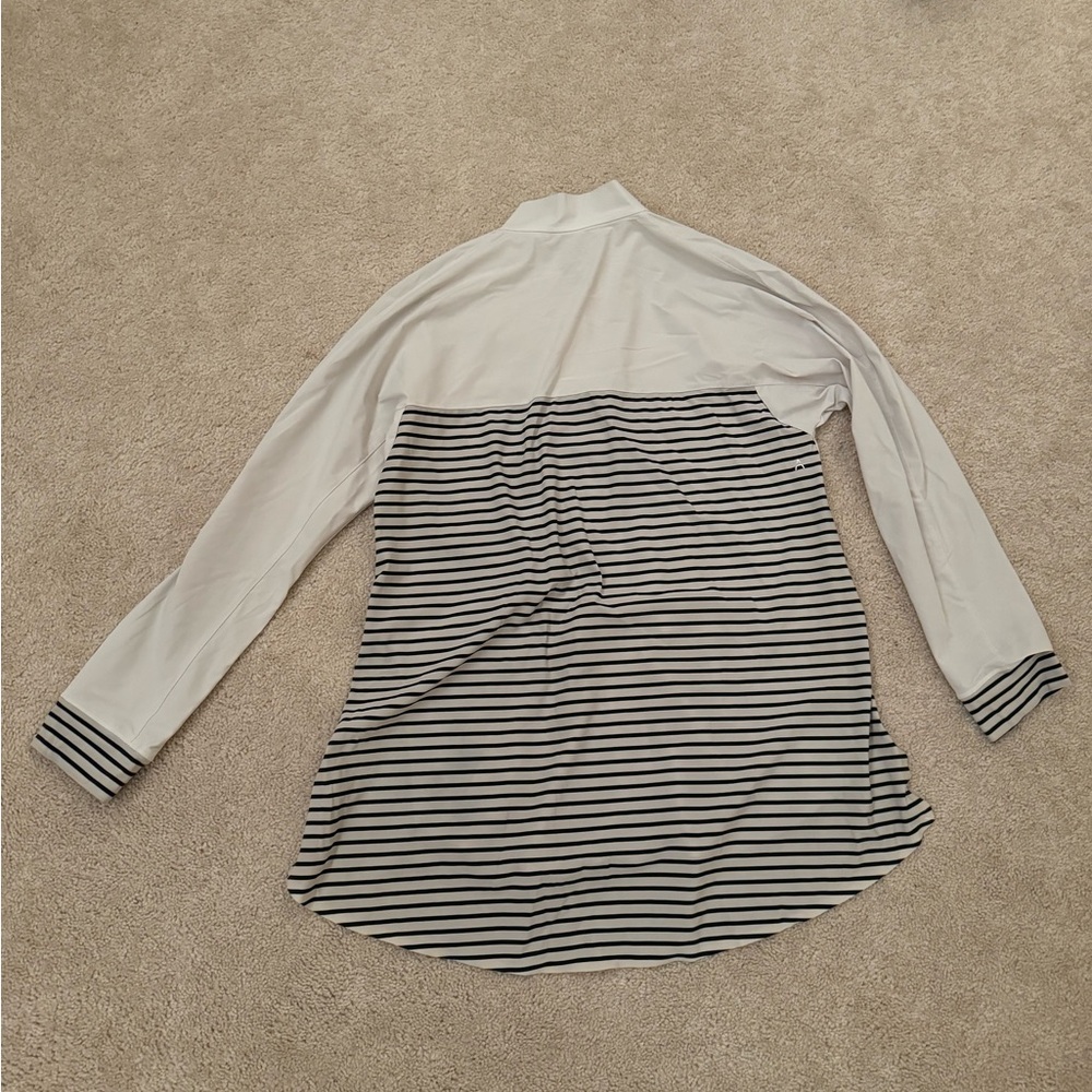 Aday Something Borrowed Striped Button Down Shirt - image 6